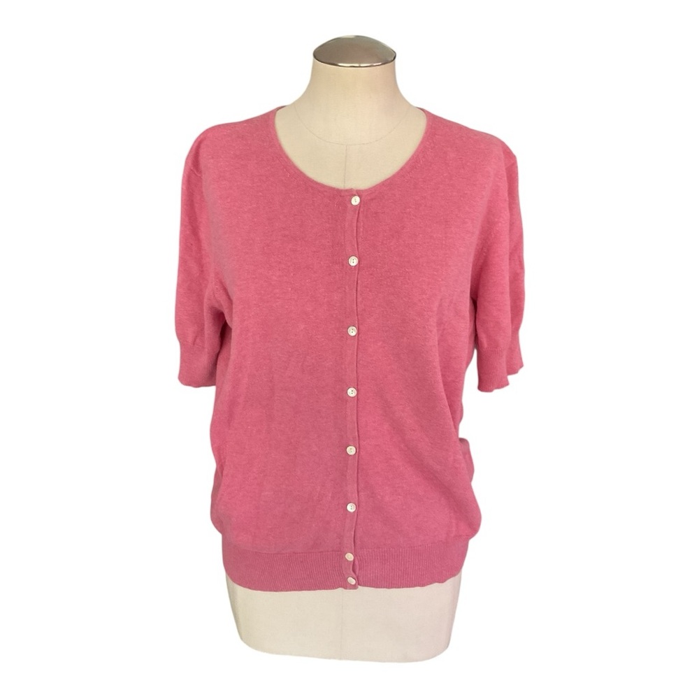 Eddie Bauer Pink Cardigan Sweater